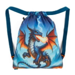 Obrazek Bagmaster LUMI 26 D malý školní set pro prvňáčky – drak Modrá 23 l