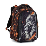 Obrazek Bagmaster VEGA 26 A malý školní set pro prvňáčky – lev Oranžová 22 l