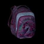 Obrazek Bagmaster BETA 26 B velký školní set pro prvňáčky – jednorožec Růžová 23 l