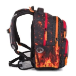 Obrazek Bagmaster DOPI 26 B velký školní set pro prvňáčky – hasiči Černá 23 l
