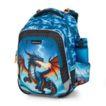 Obrazek Bagmaster LUMI 26 D velký školní set pro prvňáčky – drak Modrá 23 l