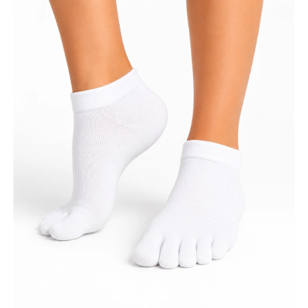 Obrazek BOMA Bambusowe skarpetki na palce PRSTAN 08 low WHITE