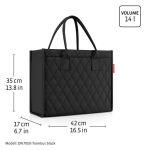 Obrazek Reisenthel Daily Shopper Rhombus Black 14 L