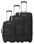 Obrazek Travelite Bolonia Wheeled Duffle S,M,L Black S: 35 l / M: 50 l / L: 75 L