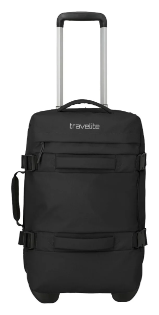 Obrazek Travelite Bolonia Wheeled Duffle S Black 35 L
