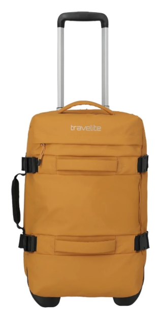 Obrazek Travelite Bolonia Wheeled Duffle S Yellow 35 L