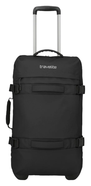 Obrazek Travelite Bolonia Wheeled Duffle M Black 50 L