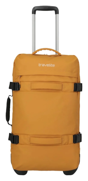 Obrazek Travelite Bolonia Wheeled Duffle M Yellow 50 L