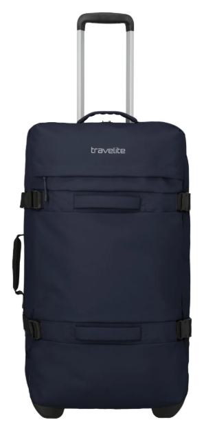 Obrazek Travelite Bolonia Wheeled Duffle L Navy 75 L