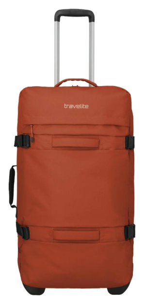 Obrazek Travelite Bolonia Wheeled Duffle L Orange 75 L
