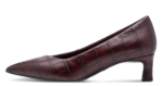 Obrazek Tamaris 1-22351-47-552 Czółenka damskie merlot croco