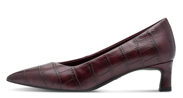 Obrazek Tamaris 1-22351-47-552 Czółenka damskie merlot croco