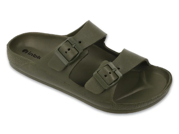 Obrazek BEFADO 159M133 pánské pěnové pantofle INBLU khaki