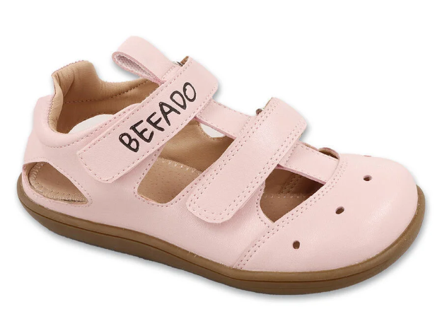 Obrazek BEFADO 005X005 sandálky BAREFOOT KIDDY růžové
