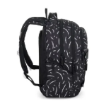 Obrazek Bagmaster NOMAD 25 A studentský batoh – černo-bílý Černá 30 l