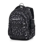 Obrazek Bagmaster NOMAD 25 A studentský batoh – černo-bílý Černá 30 l