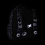 Obrazek Bagmaster NOMAD 25 A studentský batoh – černo-bílý Černá 30 l