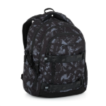 Obrazek Bagmaster NOMAD 25 B studentský batoh – černo-šedý Černá 30 l