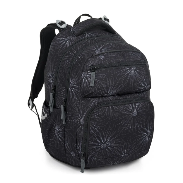 Obrazek Bagmaster ZIPSTER 25 A školní batoh – černý Černá 30 l