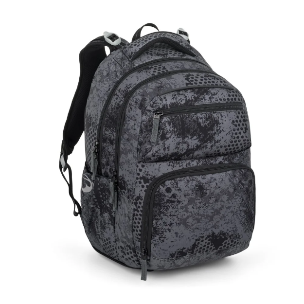 Obrazek Bagmaster ZIPSTER 25 B školní batoh – šedý Šedá 30 l