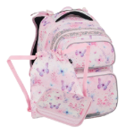 Obrazek Bagmaster DOPI 25 A malý školní set pro prvňáčky – motýlci Růžová 23 l