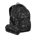 Obrazek Bagmaster NOMAD 25 B studentský set – černo-šedý Černá 28 l