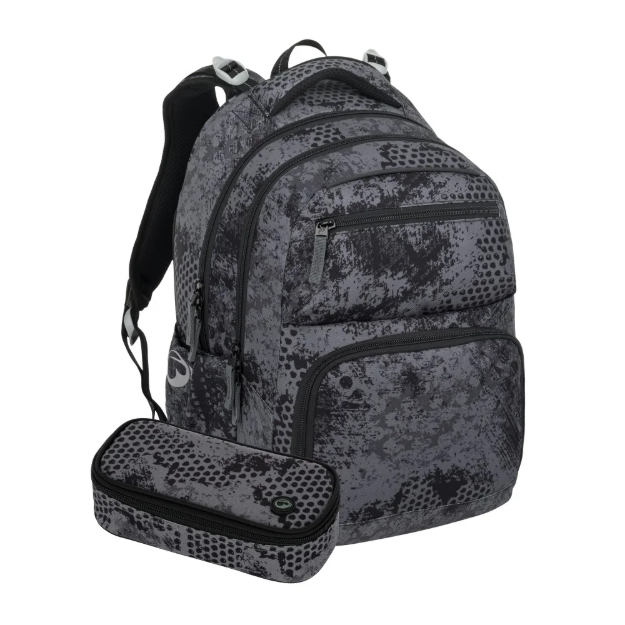 Obrazek Bagmaster ZIPSTER 25 B studentský set – šedý Šedá 30 l