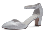 Obrazek Tamaris 1-24432-41-919 Damskie sandały na obcasie silver