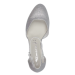 Obrazek Tamaris 1-24432-41-919 Damskie sandały na obcasie silver