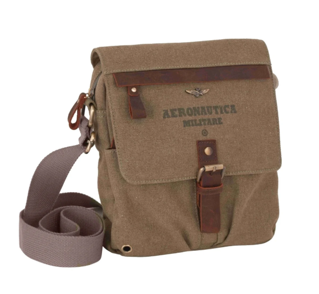 Obrazek Taška cross Aeronautica Militare Canvas L AM-611-25 hnědá 6 L