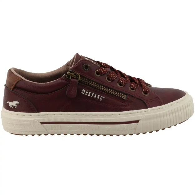 Obrazek Mustang 15M0112011 Damskie trampki bordo