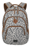 Obrazek Travelite Basics Backpack Print Off-White 22 L