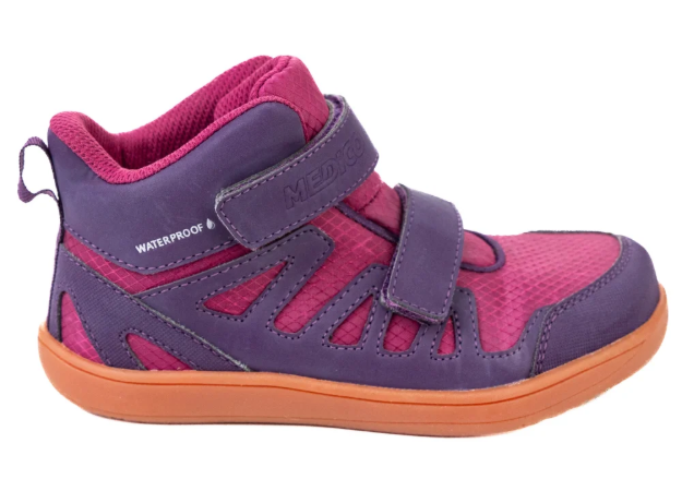 Obrazek Dětská barefoot kotníková obuv Medico růžová