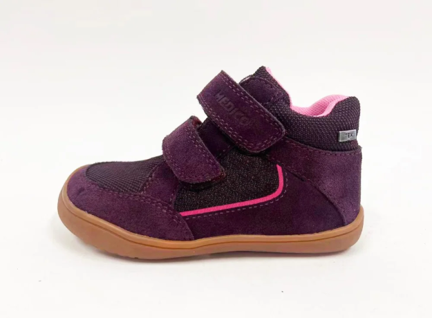 Obrazek Dětská kožená barefoot obuv růžová