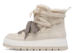 Obrazek Tamaris 1-26223-47-418 Damskie zimowe botki do kostki ivory