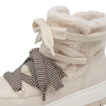 Obrazek Tamaris 1-26223-47-418 Damskie zimowe botki do kostki ivory