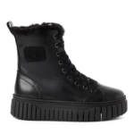 Obrazek Tamaris 1-26228-47-003 Damskie zimowe botki do kostki czarne