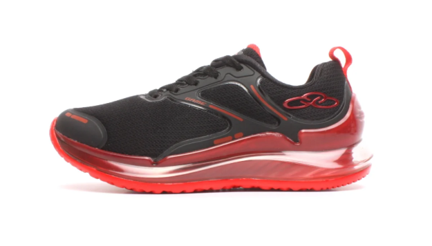 Obrazek Buty sportowe dla dzieci Olympikus Game, czarne/czerwone