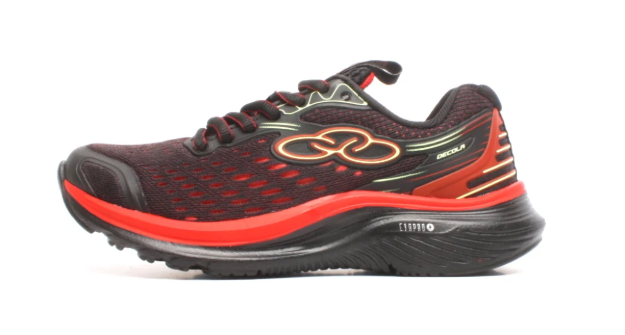 Obrazek Buty sportowe dla dzieci Olympikus Decola, czerwono-czarne