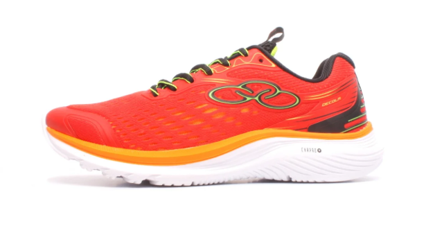 Obrazek Buty sportowe dla dzieci Olympikus Decola – czerwono-pomarańczowe