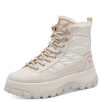 Obrazek Tamaris 1-26265-47-418 Damskie zimowe botki do kostki ivory