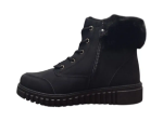 Obrazek Looke YSARA L1577-24 Damskie buty zimowe za kostkę czarny