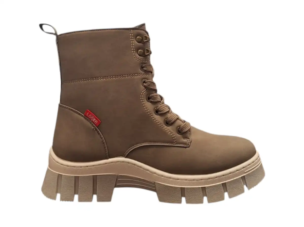 Obrazek Looke ULI L1575-34 Damskie buty zimowe za kostkę piaszczysty