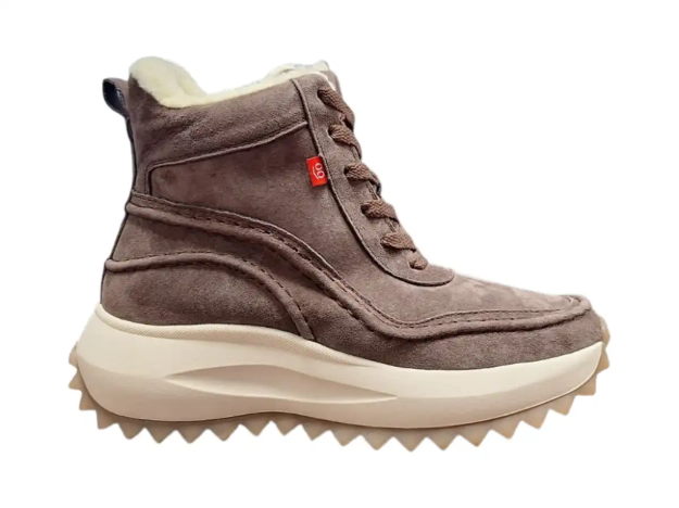 Obrazek Looke Calisandre L1582-19 Damskie buty zimowe za kostkę brązowy
