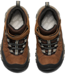 Obrazek KEEN Targhee IV Mid WP Dziecięce zimowe botki do kostki w kolorze bison/brindle