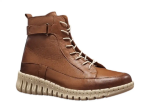 Obrazek Wild 017-404217 Damskie skórzane buty za kostkę w kolorze tiger