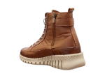 Obrazek Wild 017-404217 Damskie skórzane buty za kostkę w kolorze tiger