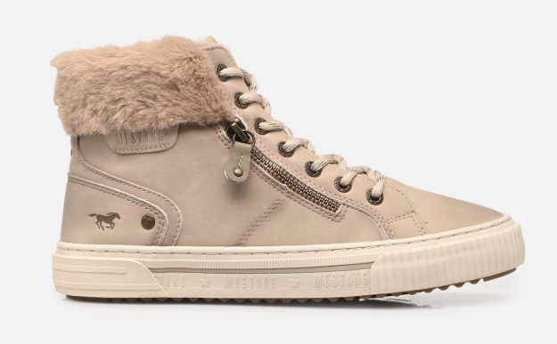Obrazek Mustang 15M0112003 Damskie buty zimowe za kostkę cream