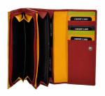 Obrazek Dámská peněženka BHPC Colorfull long - červená BH-2966-02 červená