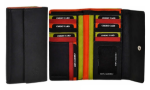 Obrazek Dámská peněženka BHPC Colorfull long combi - černá BH-2967-01 černá